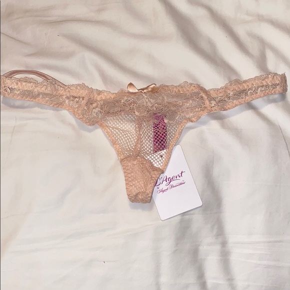 NWT L’Agent by AP Laurenta Strappy Lace Thong - Picture 4 of 8